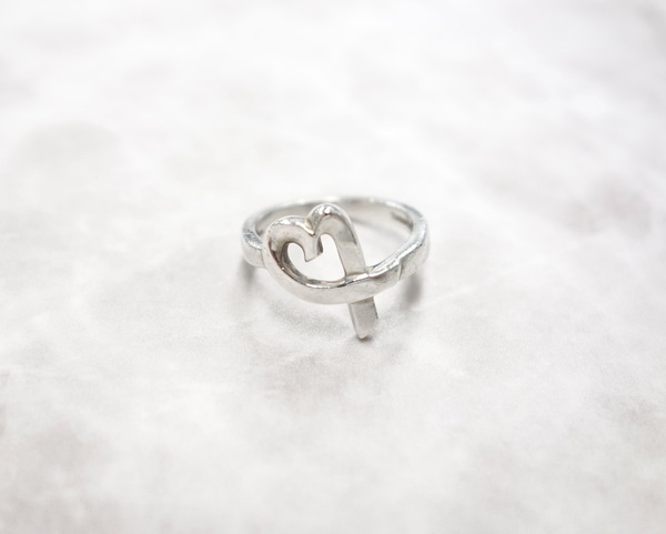 Tiffany & Co ティファニー ラビングハート リング　指輪 silver925 12号 