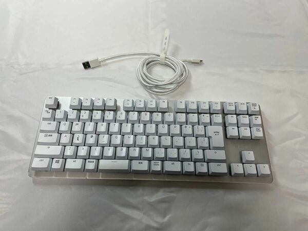 ジャンク品　RAZER BLACKWIDOW LIGHT MERCURY ゲーミングキーボード