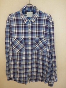 z4773J.CREW★Ｊクルー★チェック柄★長袖シャツ★ネルシャツ★サイズＬ★ＵＳＡ★アメカジ★人気★激安★送料格安