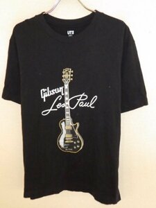 z4809UNIQLO★Gibson★ユニクロ×ギブソン★コラボＴシャツ★サイズL★レア★送料格安