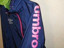 z4979umbro★アンブロ★プリントナイロンジップパーカー★メッシュ裏地★薄手★人気★送料格安_画像3