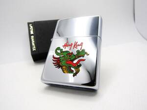 香港 ドラゴン 龍 竜 zippo ジッポ 1991年 未使用