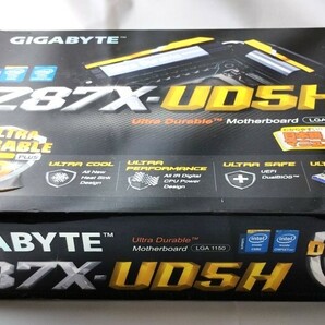 GIGABYTE ATXマザーボード Z87X-UD5H LGA1150  Core i7-4770k 3.50GHZ付き メモリ16GB付き セット品  動作確認済み 送料無料 中古の画像1