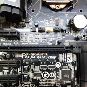 GIGABYTE ATXマザーボード Z87X-UD5H LGA1150  Core i7-4770k 3.50GHZ付き メモリ16GB付き セット品  動作確認済み 送料無料 中古の画像7