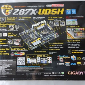 GIGABYTE ATXマザーボード Z87X-UD5H LGA1150  Core i7-4770k 3.50GHZ付き メモリ16GB付き セット品  動作確認済み 送料無料 中古の画像2