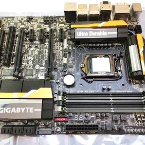 GIGABYTE ATXマザーボード Z87X-UD5H LGA1150  Core i7-4770k 3.50GHZ付き メモリ16GB付き セット品  動作確認済み 送料無料 中古の画像4