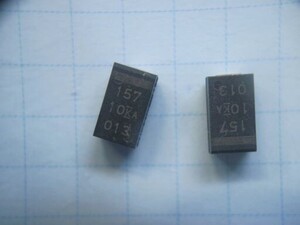 P00234C　KEMET？ ポリマーコンデンサ？　KO-CAP？　150μF　10V　詳細不明　未使用品ですが長期保存品　ジャンク品　2個セット