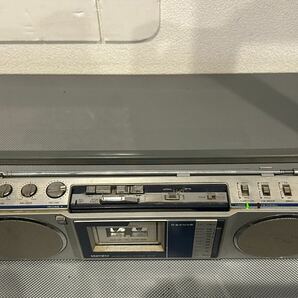 【中古】ラジカセ SANYO 飛び出せテレコ88 MR-88T 脱着式 マイクロテレコ マイクロカセットレコーダー内蔵 昭和レトロ 希少 【札TB01】の画像3