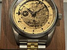 【中古】腕時計 Strip LT-001 21石 ゴールド スケルトン 自動巻き AUTOMATIC オートマチック 限定品 メンズ ジュビリーブレス 【札TB01】_画像3