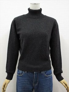  beautiful goods united color zob Benetton UNITED COLORS OF BENETTON long sleeve ta-toru neck ... knitted sweater dark gray 