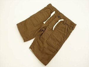 キッズ 未使用品 ハーフパンツ ブラウン 【メール便可】