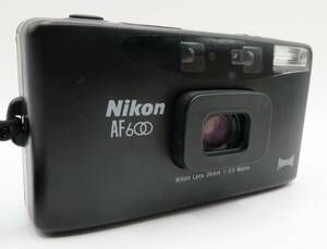 ★動作品・一部訳あり★　ニコン NIKON AF600 NIKON LENS 28mm F3.5 Macro コンパクトフィルムカメラ #252