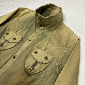 Rare 00's JAPANESE LABEL Mud-dyed multi-pocket jacket archive goa ifsixwasnine kmrii share spirit lgb 14th addictionの画像2