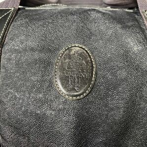 Rare 80’s C.P. COMPANY シーピーカンパニー レザー切り替え ハンドバッグ ボストンバッグ カデナ ブラック STONE ISLAND BONEVILLEの画像9