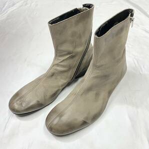 Rare 00's SCHLUSSEL Curve Zip Mud Dyed Boots JAPANESE LABEL archive goa ifsixwasnine kmrii share spirit lgb 14th addictionの画像3