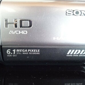 良中古 SONY HANDYCAM HDR-SR7 バッテリー使用確認済 クレードルの画像2