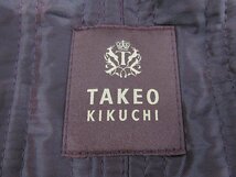 １円 TAKEO KIKUCHI コート　黒　サイズ2_画像7