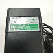 b SONY ACアダプター AC-411 DC6V 900mA ソニー 通電確認済_画像1