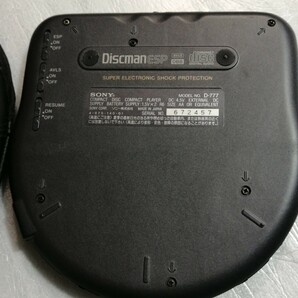 SONY Discman D-777 通電確認済の画像3