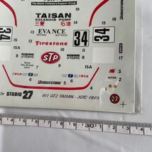 STUDIO27 スタジオ27 PORSCHE 911 GT2 STP JGTC '96 デカール シール ステッカー ポルシェ TAISAN レーシング 未開封　稀少品_画像2