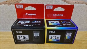 ☆キヤノン CANON 純正 大容量 BC-340XL 黒+BC-341XL カラー☆新品未開封