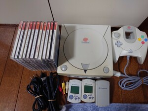 [ operation verification settled ] Dreamcast body complete set + peripherals + soft set /Dreamcast
