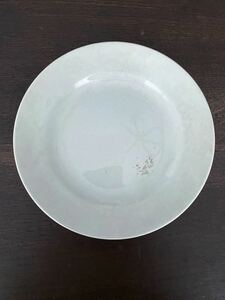 プレート 中皿 デザート皿 皿 白い皿 ディゴワンサルグミンヌ 1900年代 フランス アンティーク ブロカント ヴィンテージ カフェ 雑貨