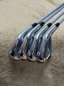 ミズノ純正カスタム JPX 923 FORGED/Fujikura MCIカーボン 80（S） 4本セット（Pw-7番）