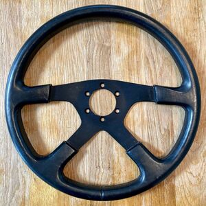 TOYOTA SUPRA MOMO Leather Steering wheel トヨタ スープラ モモ ステアリングφ37.5