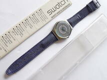 珍品金属ケース 未使用電池交換済 スウォッチ レギュラーモデル Swatch 1992年 Alexander 品番GX123_画像5