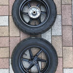 ホンダ ライブディオZX AF35 純正ホイール前後セットの画像2