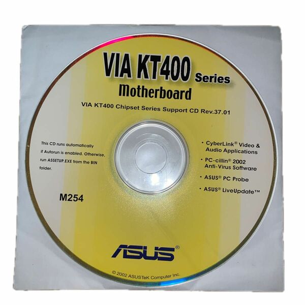 ASUS VIA KT400 Chipset Series Support CD Rev.37.01
