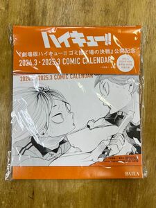 BAILA 2024年 4月号 付録 ハイキュー!! カレンダー ☆新品未使用