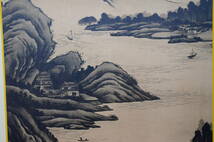 屏風 六曲 景文 縦131.5cm 横56cm インテリア 日本画 模写 印刷_画像10