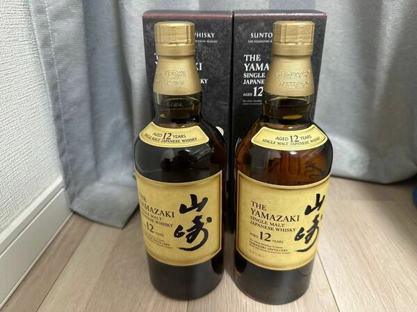 SUNTORY 山崎　12年　ウイスキー 箱付き 2本