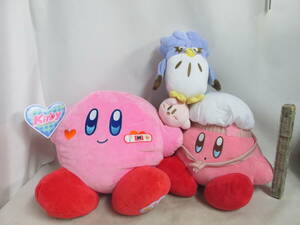 送料は商品説明欄に記入　星のカービィ/Kirby×monet　クーとカービィ　パティシエ　 BIGぬいぐるみ　３体で　H４０ｃｍ