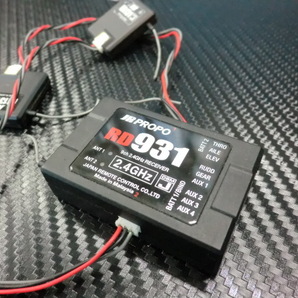 ★JR RD931/EA131ｘ2 DSM 2.4GHz 9チャンネルレシーバー 受信機★の画像1