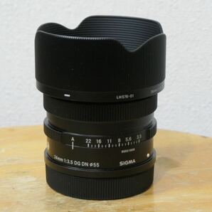 sigma 24mm 1:3.5 DG DN L マウント 美品の画像1