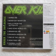 Overkill / アンダー・ザ・インフルエンス　国内盤帯付き　SHM-CD_画像3