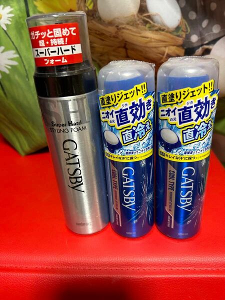 ＊ギャツビー 制汗剤等直塗り　直冷え60㌘　　シトラス系の香り　2個　＊スーパーハードフォーム１本