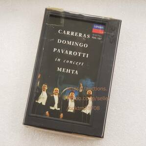 DCC音楽テープ CARRERAS DOMINGO PAVAROTTI in concert MEHTA Three major tenors LIVE RECORDINGの画像1