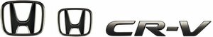 HONDA ホンダ 純正 CR-V ブラックエンブレム Hマーク2個＋車名エンブレム 2018.8～仕様変更 08F20-TLA-000C
