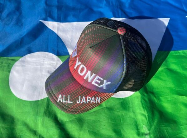 YONEX 全国大会記念 カタログ未掲載限定　　　　　　　　　　　　ALL JAPAN メッシュキャップ(UNI)
