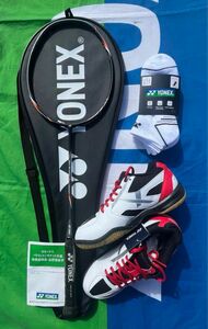 YONEX バドミントン新入部員用ラケット・シューズセット(中高生向け)