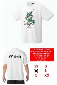 YONEX '24 春夏 カタログ未掲載 受注会限定 バドミントン キャラクター ドライTシャツ(UNI)