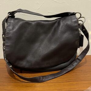 COACH コーチ　13648 レザー 2wayバッグ　メッセンジャーバッグ ブラウン　美品