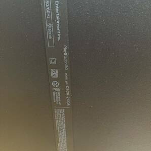 PS3 本体 チャコール・ブラック（CECH-2100A 120GB)本体 箱 コントローラー ジャンク品の画像6