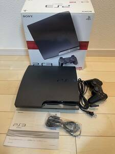 1円から　即決　PS3 本体 チャコール・ブラック（CECH-2000A 120GB)本体　箱　コントローラー　ジャンク品