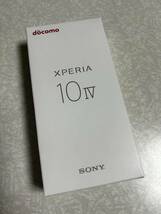 ドコモ docomo Xperia10 Ⅳ SO-52C ホワイト（W）　simフリー_画像1