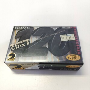 SONY カセットテープ ハイポジ CDixⅡ 120分 2本パック 未使用 ハイポジション ソニーの画像1